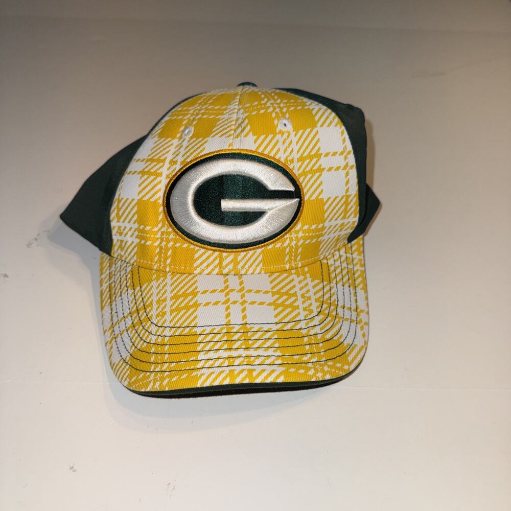 Green Bay Packers Team Apparel Green Yellow Hat Cap One Size Fits All!